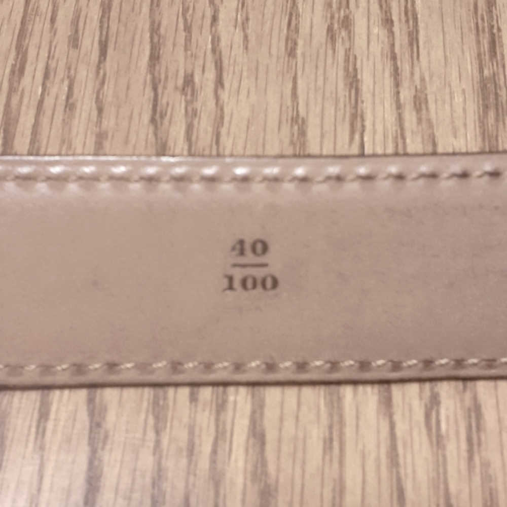 Trafalgar Men's Black leather belt. EUC' Sz.40. Bonus Leyva brown leather belt. - Picture 5 of 7